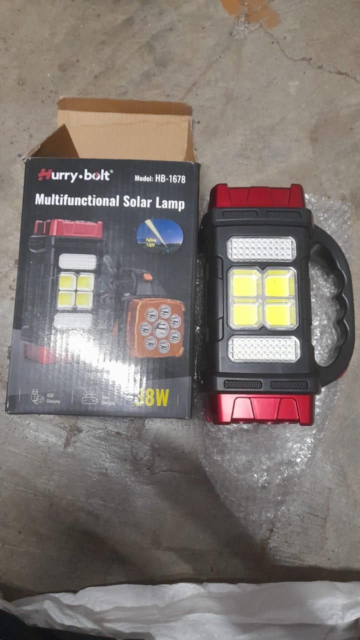 Solar Rechargeable LED Emergency Light