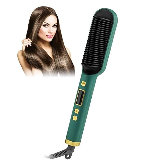 Portable Electric Hair Straightening Brush